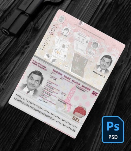 Belgium passport 2022-present PSD